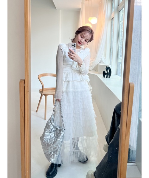 JUMELLE（ジュメロ）の「Heart chain tote（トートバッグ・レディース・シルバー・FREE）」の22枚目の写真