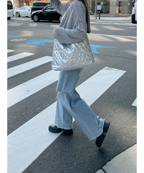 JUMELLE（ジュメロ）の「Heart chain tote（トートバッグ・レディース・シルバー・FREE）」の12枚目の写真