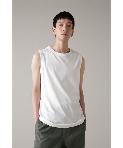 MHL.(エムエイチエル)の「GARMENT DYE BASIC JERSEY(Tシャツ/カットソー・メンズ・イエロー/ホワイト/ブラック/グレー/オレンジ系その他3・LARGE/MEDIUM)」の1枚目の写真