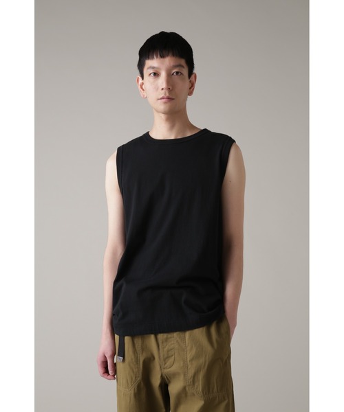 MHL.(エムエイチエル)の「GARMENT DYE BASIC JERSEY(Tシャツ/カットソー・メンズ・イエロー/ホワイト/ブラック/グレー/オレンジ系その他3・LARGE/MEDIUM)」の2枚目の写真
