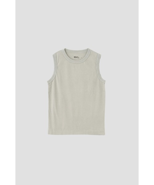 MHL.(エムエイチエル)の「GARMENT DYE BASIC JERSEY(Tシャツ/カットソー・メンズ・イエロー/ホワイト/ブラック/グレー/オレンジ系その他3・LARGE/MEDIUM)」の14枚目の写真