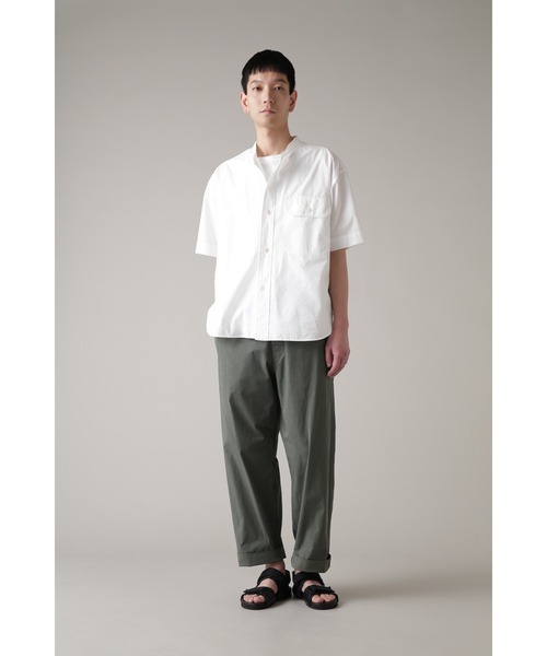 MHL.(エムエイチエル)の「GARMENT DYE BASIC JERSEY(Tシャツ/カットソー・メンズ・イエロー/ホワイト/ブラック/グレー/オレンジ系その他3・LARGE/MEDIUM)」の7枚目の写真