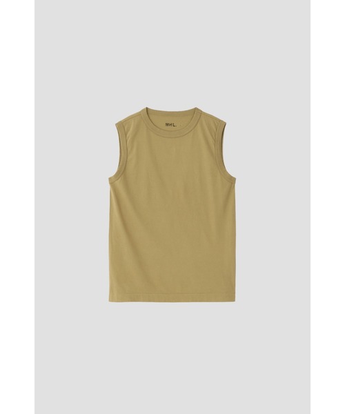 MHL.(エムエイチエル)の「GARMENT DYE BASIC JERSEY(Tシャツ/カットソー・メンズ・イエロー/ホワイト/ブラック/グレー/オレンジ系その他3・LARGE/MEDIUM)」の16枚目の写真