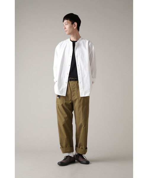 MHL.(エムエイチエル)の「GARMENT DYE BASIC JERSEY(Tシャツ/カットソー・メンズ・イエロー/ホワイト/ブラック/グレー/オレンジ系その他3・LARGE/MEDIUM)」の11枚目の写真