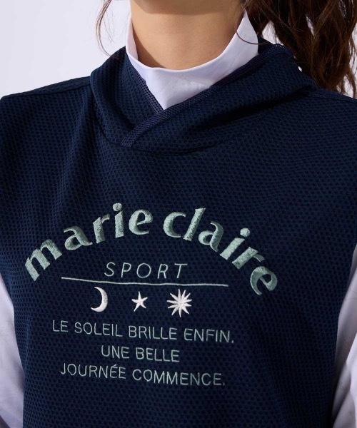 marie claire(マリ・クレール)の「【marie claire/マリ.クレール】レディースベスト+長袖インナーセット ゴルフ(ベスト・レディース・ネイビー/ピンク/ホワイト・MEDIUM/LARGE/X-LARGE)」の13枚目の写真
