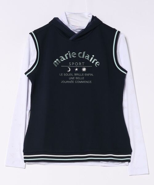 marie claire(マリ・クレール)の「【marie claire/マリ.クレール】レディースベスト+長袖インナーセット ゴルフ(ベスト・レディース・ネイビー/ピンク/ホワイト・MEDIUM/LARGE/X-LARGE)」の20枚目の写真