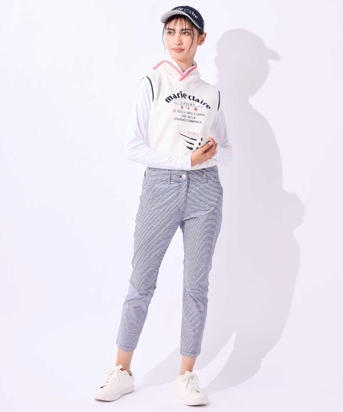 marie claire(マリ・クレール)の「【marie claire/マリ.クレール】レディースベスト+長袖インナーセット ゴルフ(ベスト・レディース・ネイビー/ピンク/ホワイト・MEDIUM/LARGE/X-LARGE)」の21枚目の写真