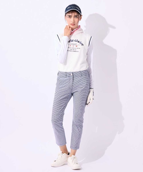 marie claire(マリ・クレール)の「【marie claire/マリ.クレール】レディースベスト+長袖インナーセット ゴルフ(ベスト・レディース・ネイビー/ピンク/ホワイト・MEDIUM/LARGE/X-LARGE)」の22枚目の写真