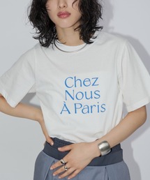 parisロゴTシャツ