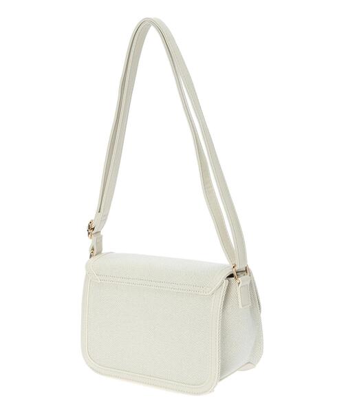 Te chichi TERRASSE（テチチテラス）の「異素材コンビショルダーバッグ（ハンドバッグ・レディース・ブラック/オフホワイト・F）」の6枚目の写真