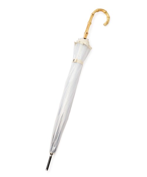 UNTITLED（アンタイトル）の「◆【長傘】because クリアアンブレラ（長傘・レディース・ホワイト/ダークブラウン・99）」の4枚目の写真