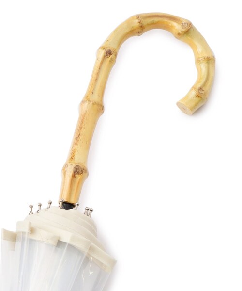 UNTITLED（アンタイトル）の「◆【長傘】because クリアアンブレラ（長傘・レディース・ホワイト/ダークブラウン・99）」の5枚目の写真