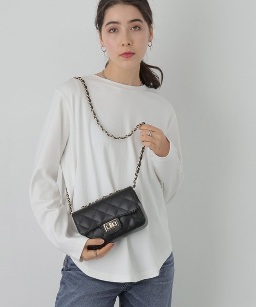 saloon(サルーン)の「SALOON(サルーン)/《再入荷》バックスリットロンT【手洗い可】長袖(Tシャツ/カットソー・レディース・ブラック/オフホワイト・FREE)」の8枚目の写真