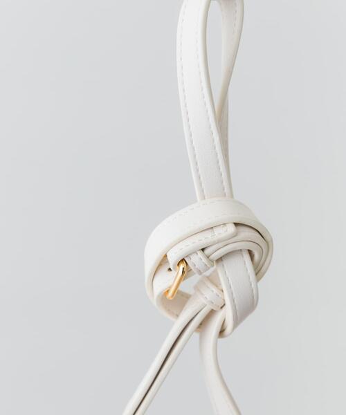 RODE SKO（ロデスコ）の「タッセル付ステッチショルダーバッグ（ショルダーバッグ・レディース・ミント/ホワイト・ONE）」の7枚目の写真