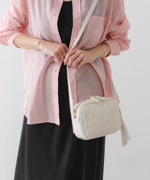 セール】タッセル付ステッチショルダーバッグ（ショルダーバッグ