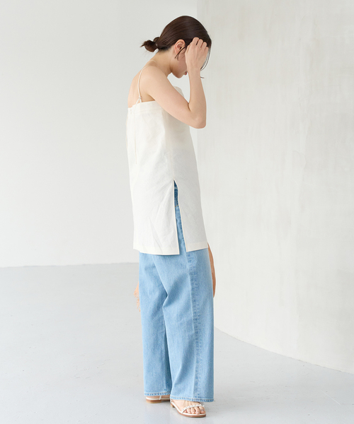 IENA（イエナ）の「フレンチリネンロングキャミ（キャミソール）」 - WEAR