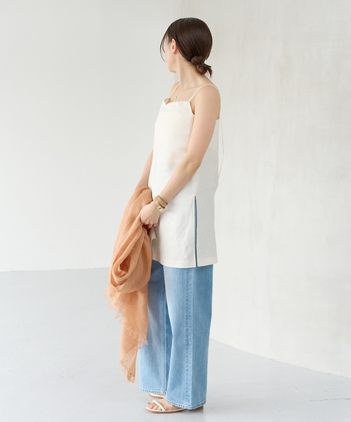 IENA（イエナ）の「フレンチリネンロングキャミ（キャミソール）」 - WEAR