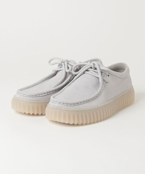 Clarks（クラークス）の「クラークス 664J Torhill Lo トーヒルロー（モカシン/デッキシューズ・メンズ・ホワイト/ネイビー/ブルー系その他/ブラック/ライトブラウン/グレー・80/75/70/65/85/60/90）」の2枚目の写真