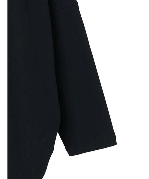 CRAFT STANDARD BOUTIQUE(クラフトスタンダードブティック)の「シルケット天竺 フロントギャザーBIG Tee L/S(Tシャツ/カットソー・レディース・グレイッシュベージュ/ブラック/オフホワイト/ライトカーキ・FREE)」の13枚目の写真