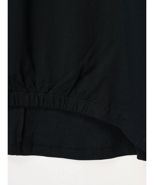 CRAFT STANDARD BOUTIQUE(クラフトスタンダードブティック)の「シルケット天竺 フロントギャザーBIG Tee L/S(Tシャツ/カットソー・レディース・グレイッシュベージュ/ブラック/オフホワイト/ライトカーキ・FREE)」の16枚目の写真