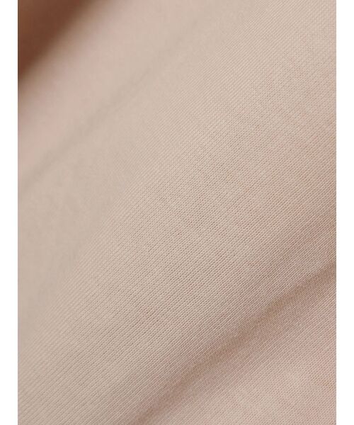 CRAFT STANDARD BOUTIQUE(クラフトスタンダードブティック)の「シルケット天竺 フロントギャザーBIG Tee L/S(Tシャツ/カットソー・レディース・グレイッシュベージュ/ブラック/オフホワイト/ライトカーキ・FREE)」の20枚目の写真