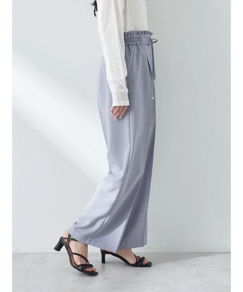 earth music&ecology（アースミュージックアンドエコロジー）の「リネンライクワイドパンツ（その他パンツ・レディース・グレイッシュブルー/ブラック/ベージュ・S/M）」の20枚目の写真