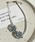 mebole�i���{���j�́usilver rose necklace�i�l�b�N���X�j�v�b�V���o�[