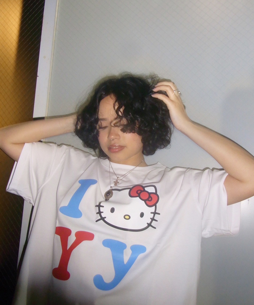 open yy キティTシャツ OPEN YY ハローキティ Tシャツ (4色) HELLO KITTY X YY T-SHIRT