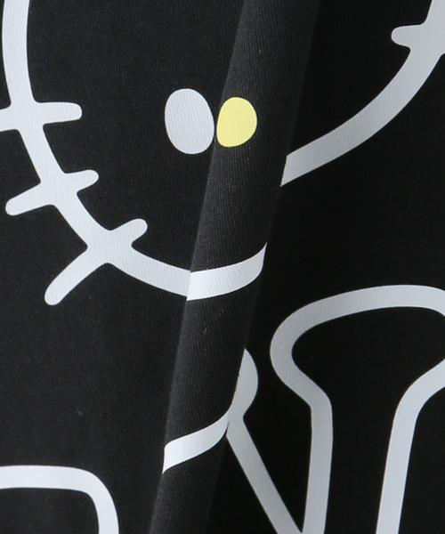open yy Hello Kitty フラワープリント 半袖Tシャツ 626473aeefbf4494221cb666cfde92
