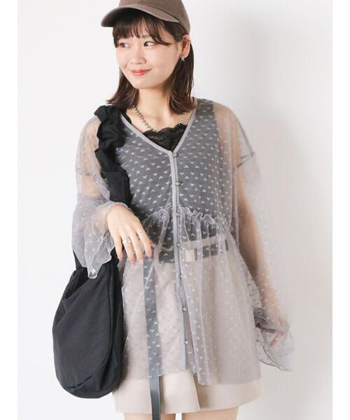 ehka sopo（エヘカソポ）の「前後着レースタンクトップ（タンクトップ・レディース・ブラック/モカ/キナリ・F）」の22枚目の写真