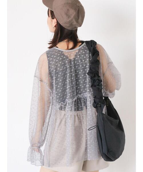 ehka sopo（エヘカソポ）の「前後着レースタンクトップ（タンクトップ・レディース・ブラック/モカ/キナリ・F）」の21枚目の写真