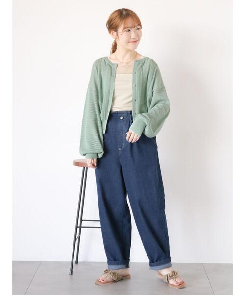 ehka sopo（エヘカソポ）の「前後着レースタンクトップ（タンクトップ・レディース・ブラック/モカ/キナリ・F）」の18枚目の写真