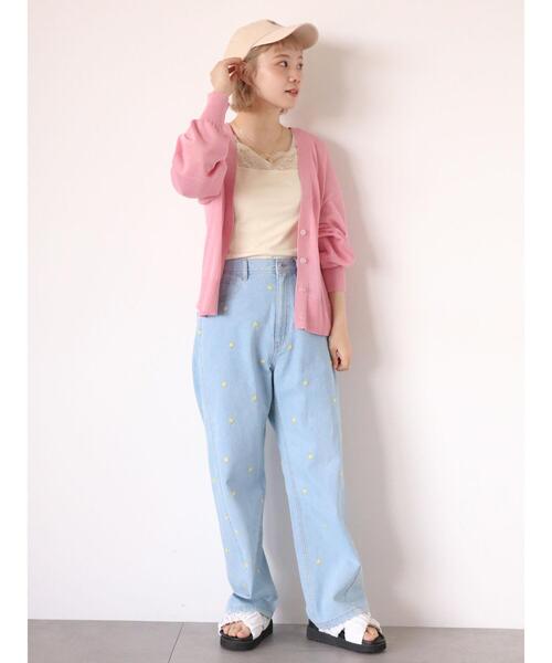 ehka sopo（エヘカソポ）の「前後着レースタンクトップ（タンクトップ・レディース・ブラック/モカ/キナリ・F）」の14枚目の写真