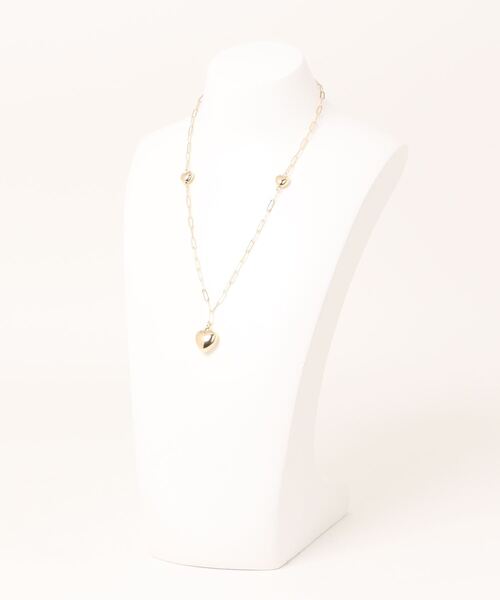 Heather(ヘザー)の「ハートチェーンネックレス 118779(ネックレス・レディース・ゴールド/シルバー・ONE SIZE)」の8枚目の写真