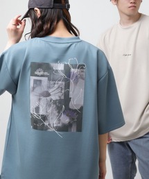 Naive magic（ナイーブマジック）の「【NAIVE MAGIC】ポンチ バラ ローズ グラフィック 半袖 Tシャツ（Tシャツ/カットソー）」