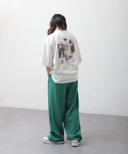 Naive magic（ナイーブマジック）の「【NAIVE MAGIC】ポンチ バラ ローズ グラフィック 半袖 Tシャツ（Tシャツ/カットソー・メンズ・ブラック/ライトグレー/ホワイト/ブルー・LARGE/MEDIUM）」の5枚目の写真