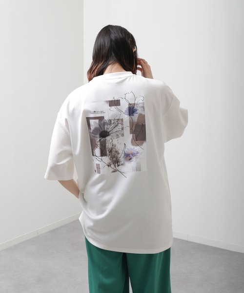 Naive magic（ナイーブマジック）の「【NAIVE MAGIC】ポンチ バラ ローズ グラフィック 半袖 Tシャツ（Tシャツ/カットソー・メンズ・ブラック/ライトグレー/ホワイト/ブルー・LARGE/MEDIUM）」の7枚目の写真