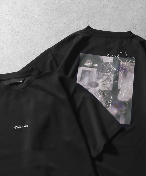 Naive magic（ナイーブマジック）の「【NAIVE MAGIC】ポンチ バラ ローズ グラフィック 半袖 Tシャツ（Tシャツ/カットソー・メンズ・ブラック/ライトグレー/ホワイト/ブルー・LARGE/MEDIUM）」の18枚目の写真