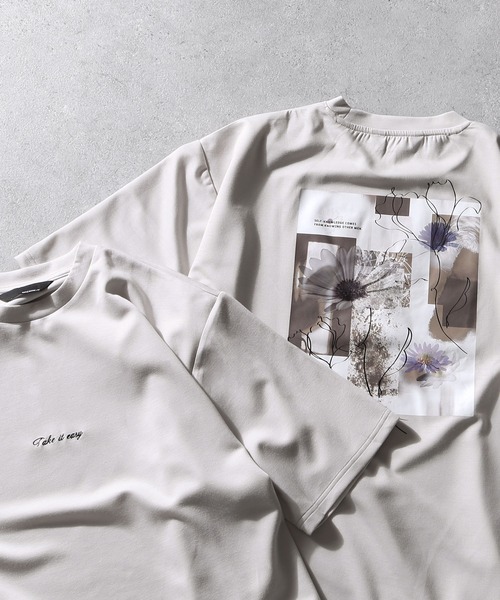 Naive magic（ナイーブマジック）の「【NAIVE MAGIC】ポンチ バラ ローズ グラフィック 半袖 Tシャツ（Tシャツ/カットソー・メンズ・ブラック/ライトグレー/ホワイト/ブルー・LARGE/MEDIUM）」の11枚目の写真