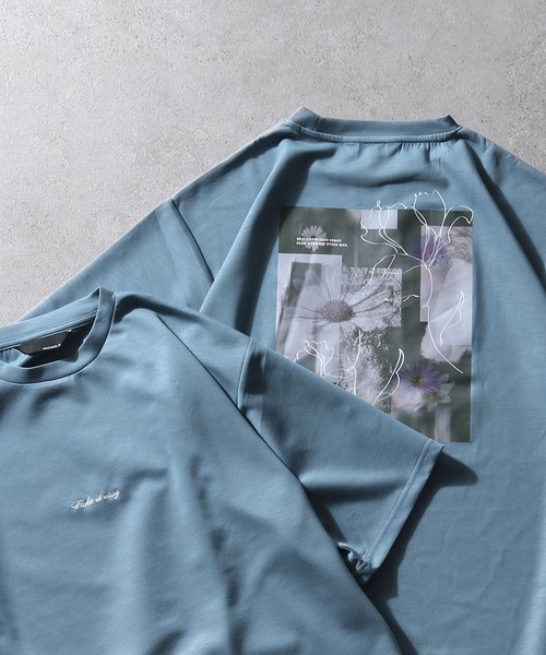 Naive magic（ナイーブマジック）の「【NAIVE MAGIC】ポンチ バラ ローズ グラフィック 半袖 Tシャツ（Tシャツ/カットソー・メンズ・ブラック/ライトグレー/ホワイト/ブルー・LARGE/MEDIUM）」の12枚目の写真