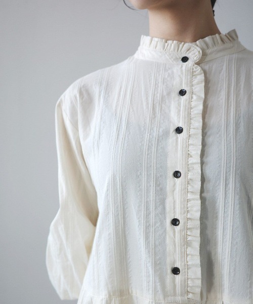 Live in comfort（リブインコンフォート）の「リブ　イン　コンフォート　栞里ちゃんとつくった　ふわっとした肌心地のコットン１００％やわらかワンピース（ワンピース・レディース・スミクロ/モカ/オフホワイト・MEDIUM/LARGE/X-LARGE/XX-LARGE/XXX-LARGE/NM）」の10枚目の写真