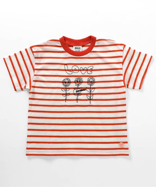 BREEZE（ブリーズ）の「バリエーションプリントTシャツ（Tシャツ/カットソー・キッズ・アイボリー/オレンジ/ピンク/レッド/ホワイト・80/90/100/110/120/130/140）」の7枚目の写真