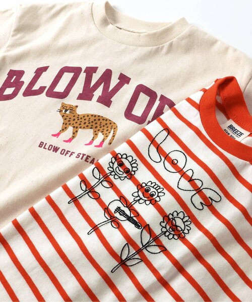 BREEZE（ブリーズ）の「バリエーションプリントTシャツ（Tシャツ/カットソー・キッズ・アイボリー/オレンジ/ピンク/レッド/ホワイト・80/90/100/110/120/130/140）」の13枚目の写真