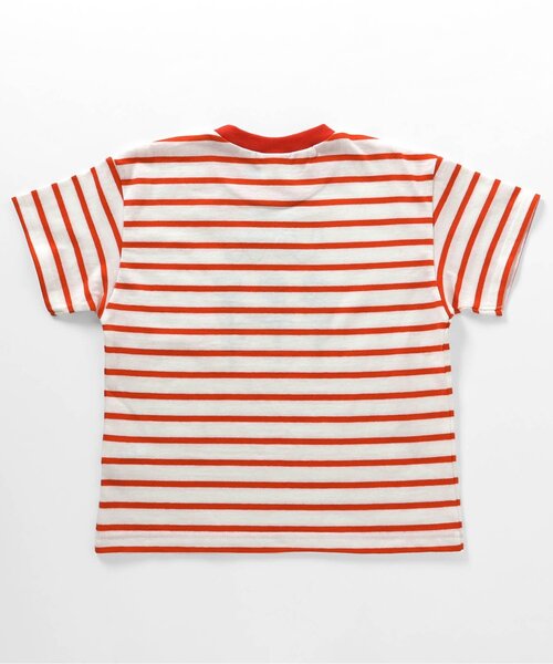 BREEZE（ブリーズ）の「バリエーションプリントTシャツ（Tシャツ/カットソー・キッズ・アイボリー/オレンジ/ピンク/レッド/ホワイト・80/90/100/110/120/130/140）」の19枚目の写真