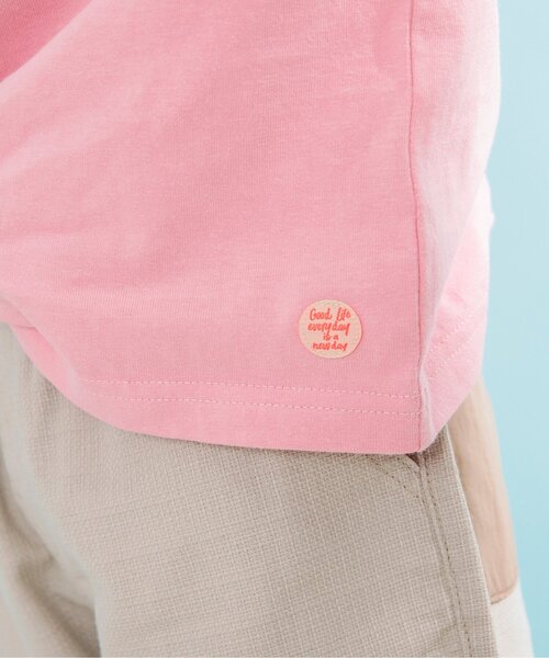 BREEZE（ブリーズ）の「バリエーションプリントTシャツ（Tシャツ/カットソー・キッズ・アイボリー/オレンジ/ピンク/レッド/ホワイト・80/90/100/110/120/130/140）」の21枚目の写真