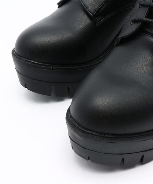 WEGO（ウィゴー）の「WEGO/タンクヒールブーツ（ブーツ・レディース・ブラック系その他/カーキ/ブラック/ブラウン・MEDIUM/X-LARGE/LARGE）」の7枚目の写真