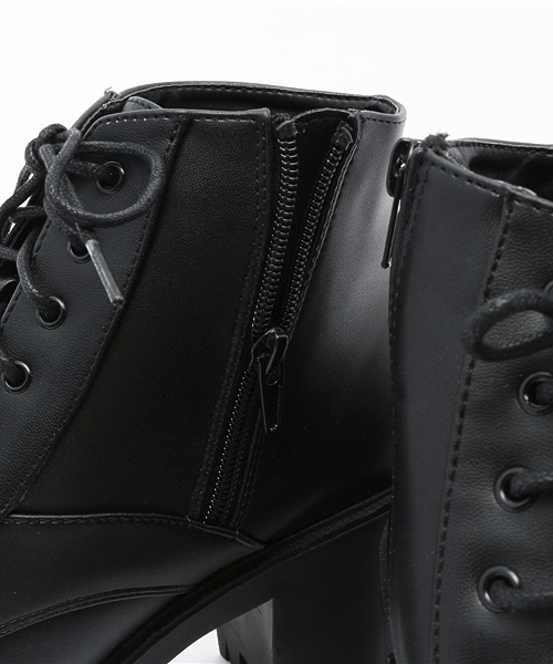 WEGO（ウィゴー）の「WEGO/タンクヒールブーツ（ブーツ・レディース・ブラック系その他/カーキ/ブラック/ブラウン・MEDIUM/X-LARGE/LARGE）」の10枚目の写真