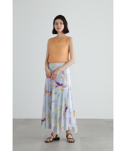 JILL STUART（ジルスチュアート）の「◆シュリンクノースリーブトップス（Tシャツ/カットソー・レディース・オレンジ/ネイビー/ライトグリーン/ホワイト・FREE）」の14枚目の写真