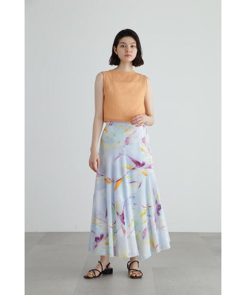 JILL STUART（ジルスチュアート）の「◆シュリンクノースリーブトップス（Tシャツ/カットソー・レディース・オレンジ/ネイビー/ライトグリーン/ホワイト・FREE）」の15枚目の写真