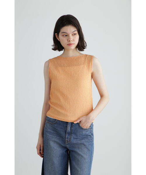 楽天市場】【SALE／64%OFF】ガーター編ノースリーブニット JILL